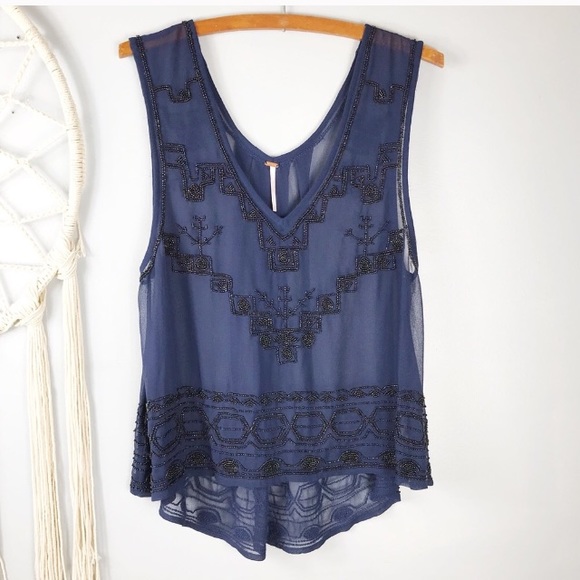 ✨HP Free People Sheer Top ✨ - Picture 1 of 4